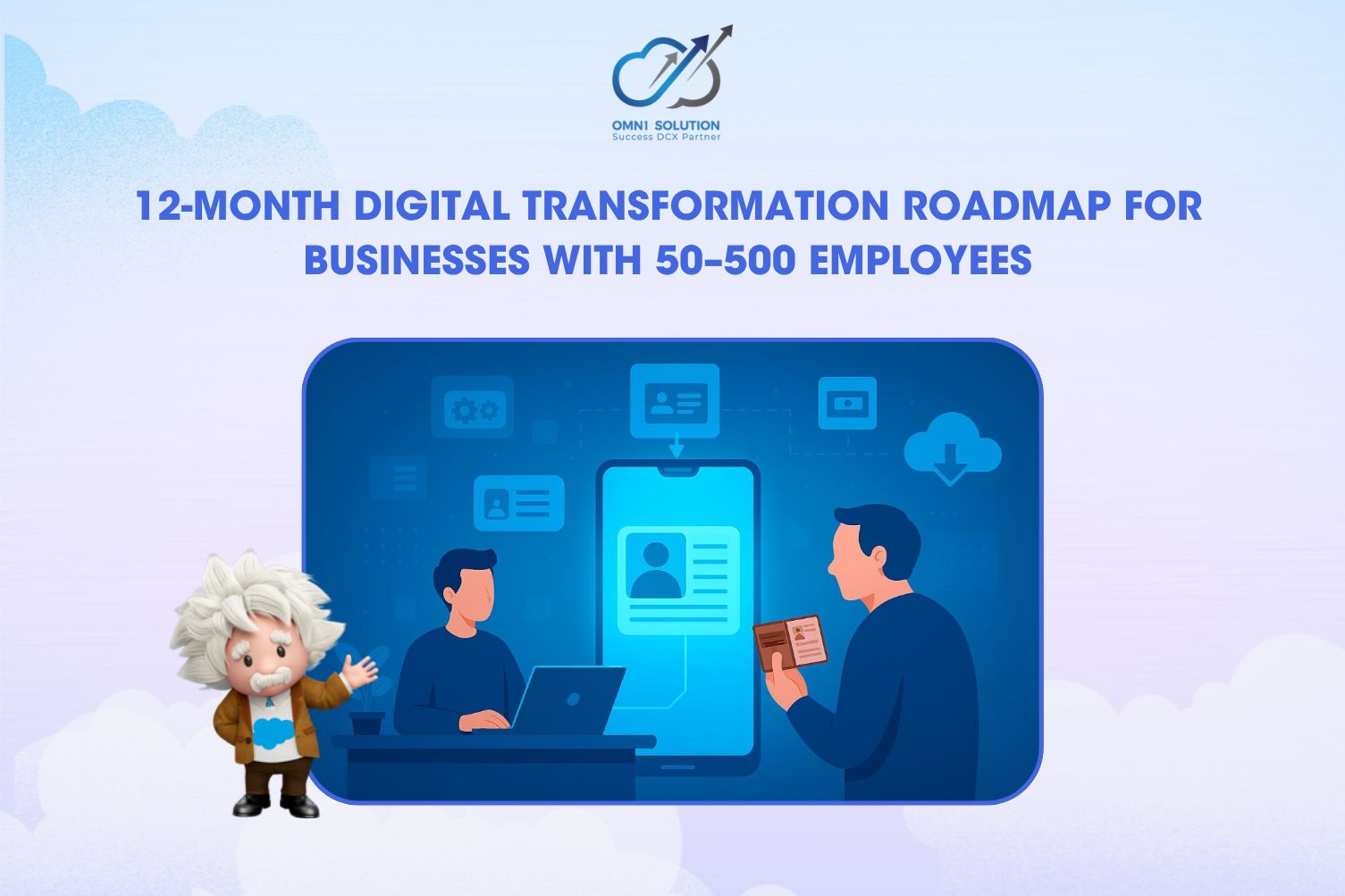 12-Month Digital Transformation Roadmap for Businesses with 50–500 Employees