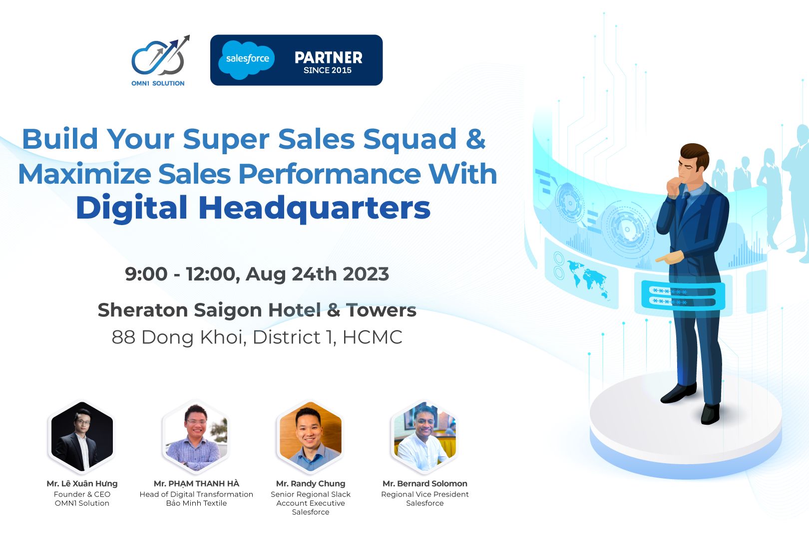 Build your super sales squad and  maximize sales performance with Digital Headquarters