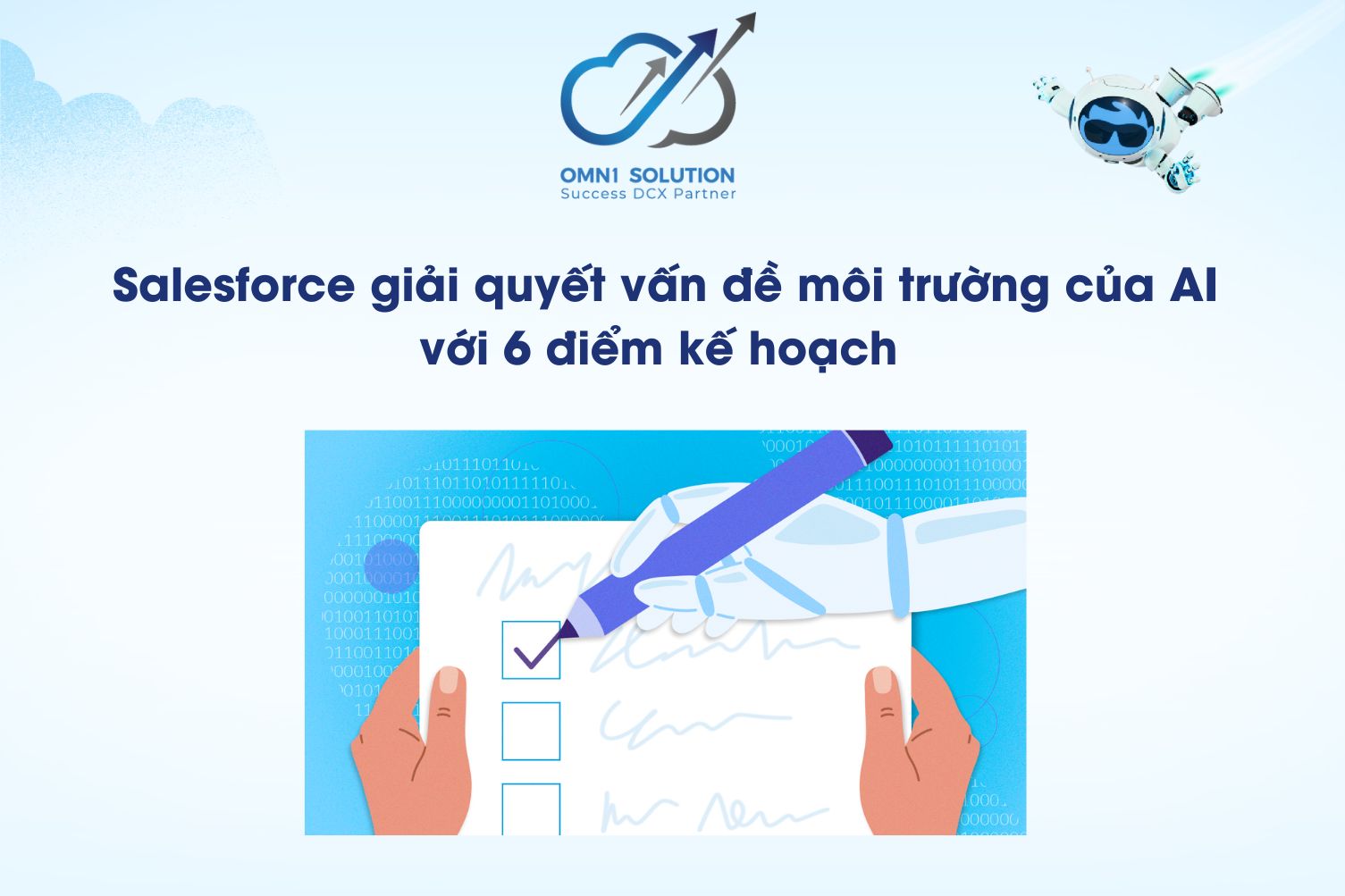 Salesforce giải quyết vấn đề môi trường của AI với 6 điểm kế hoạch