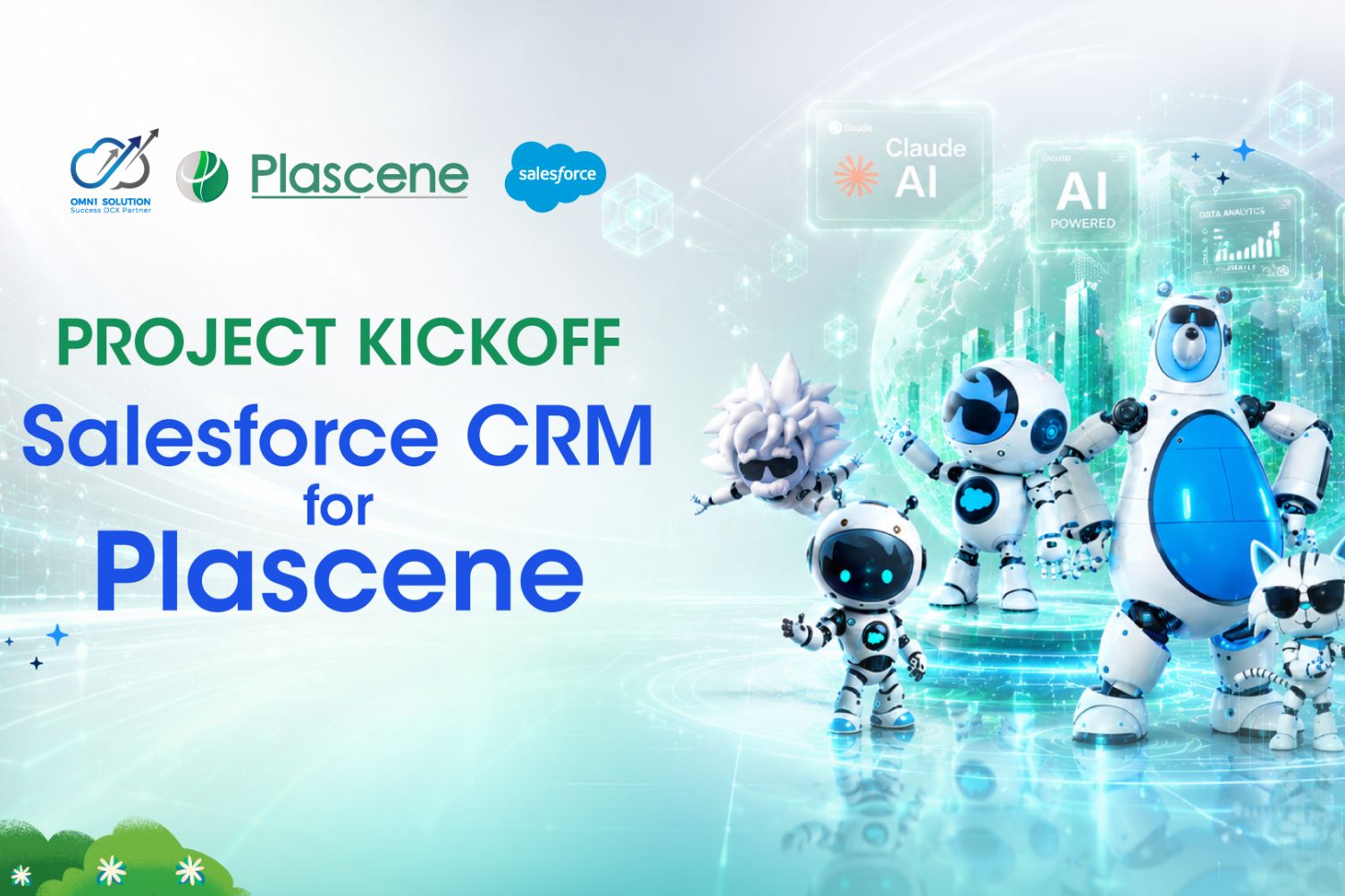 Plascene khởi động dự án triển khai Salesforce CRM cùng OMN1 Solution: Chuẩn hóa vận hành, nâng cao năng lực bán hàng