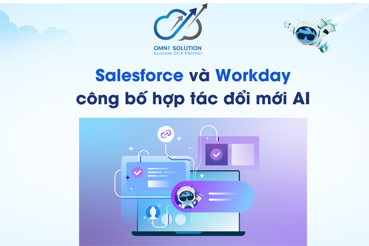 Salesforce và Workday công bố hợp tác đổi mới AI