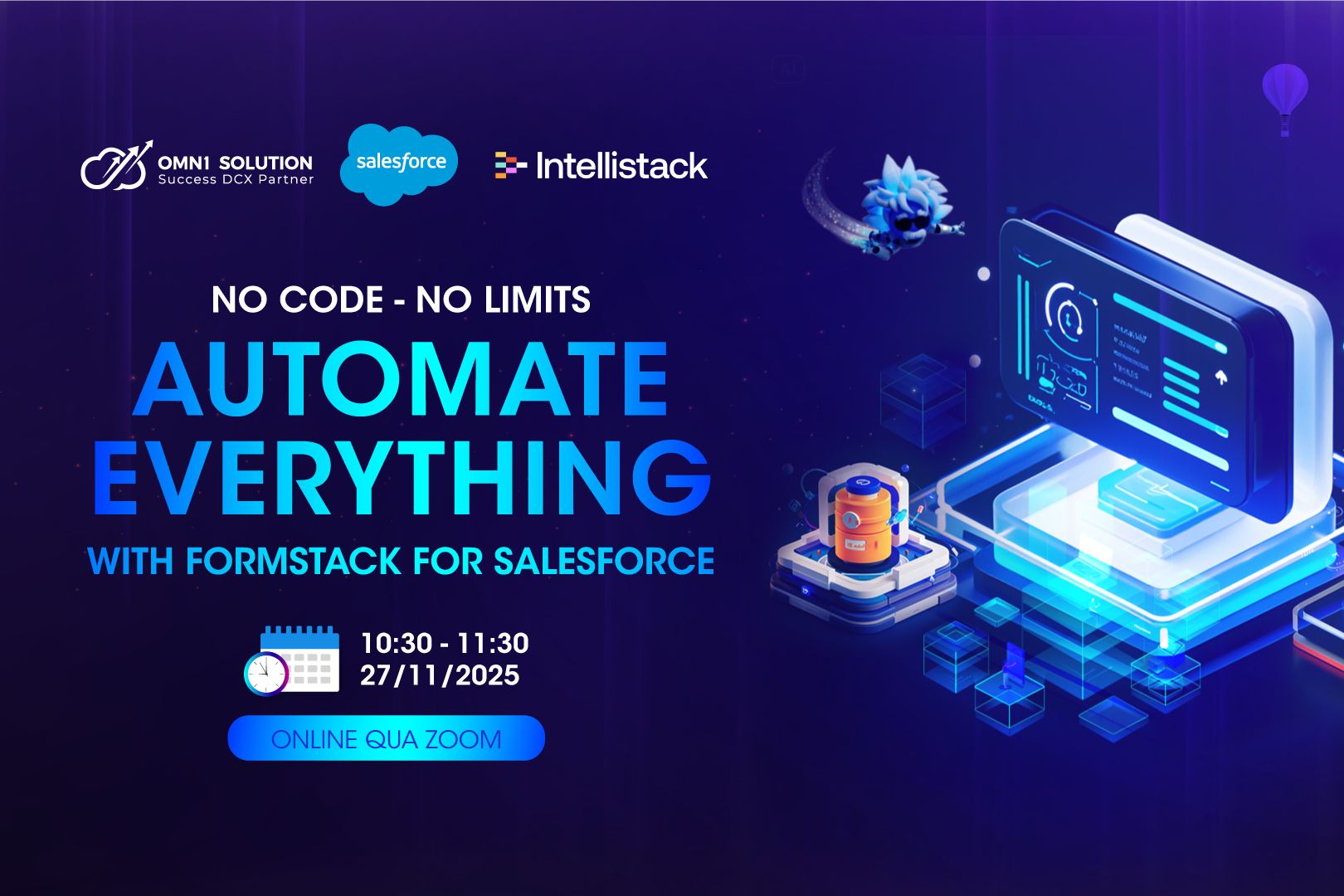No Code - No Limits -  Automate Everything with Formstack for Salesforce.