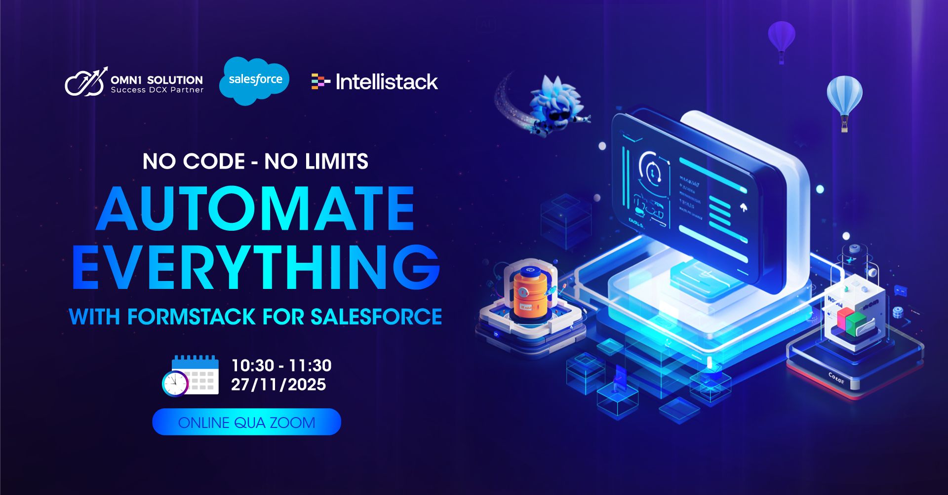 No Code - No Limits - Automate Everything with Formstack for Salesforce.