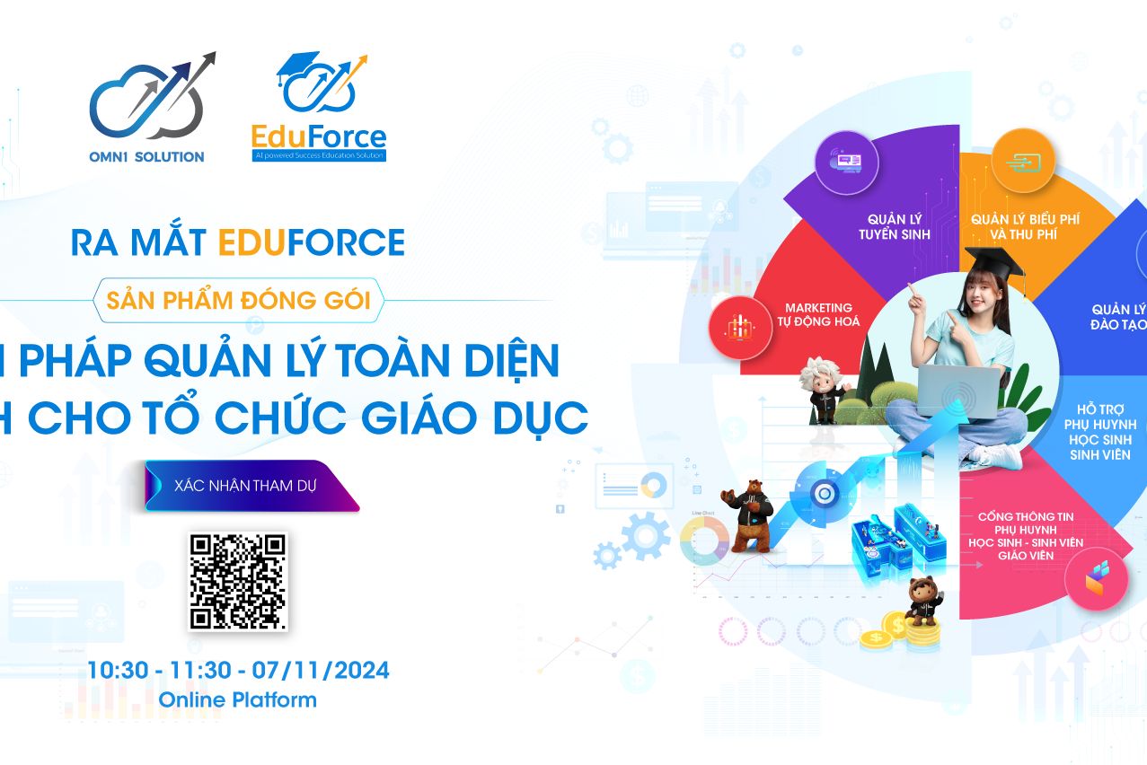 Eduforce – Giải Pháp Quản Lý Giáo Dục Toàn Diện dành cho tổ chức giáo dục