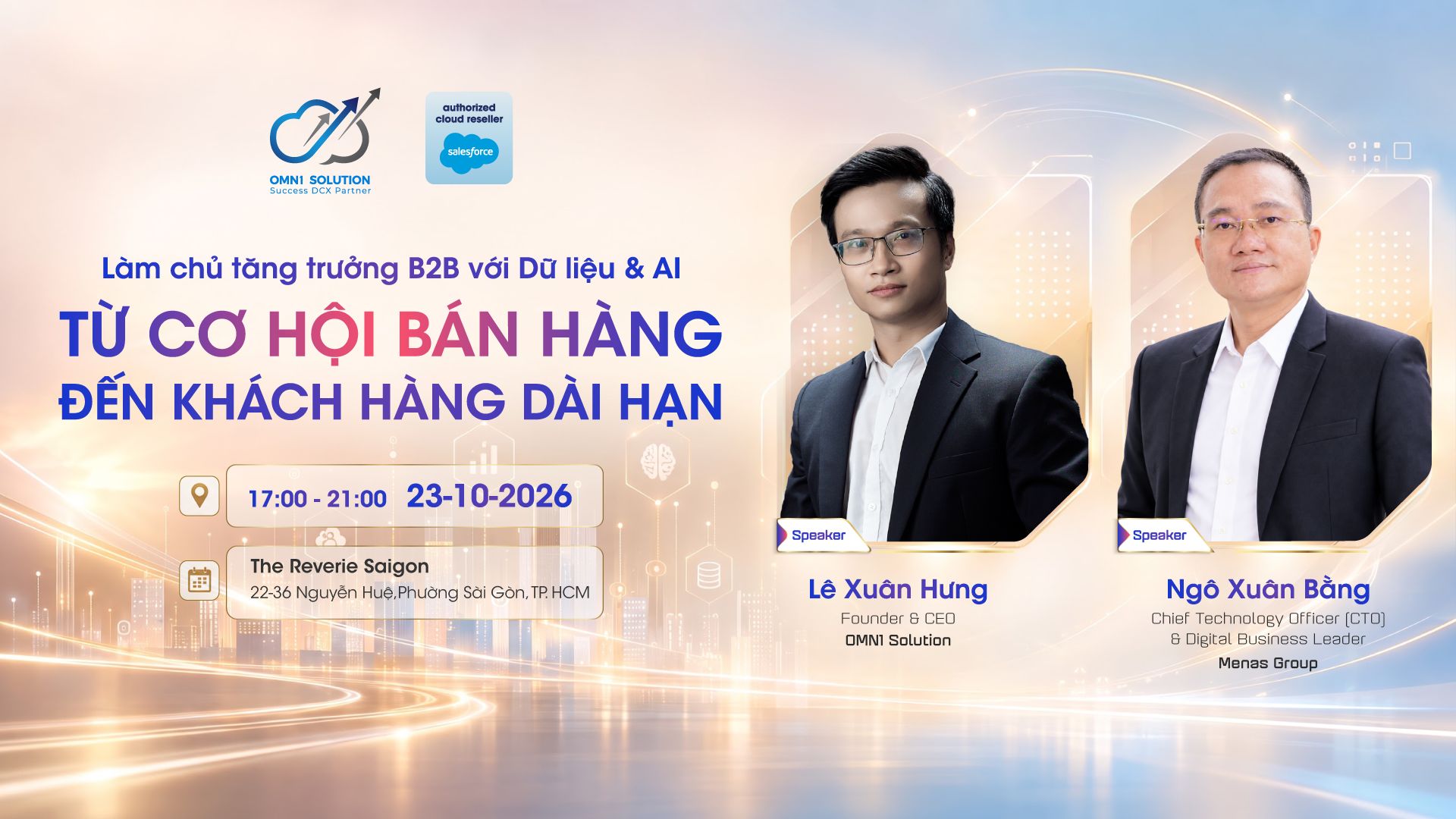 Làm chủ tăng trưởng B2B với Dữ liệu & AI: Từ cơ hội bán hàng đến khách hàng dài hạn