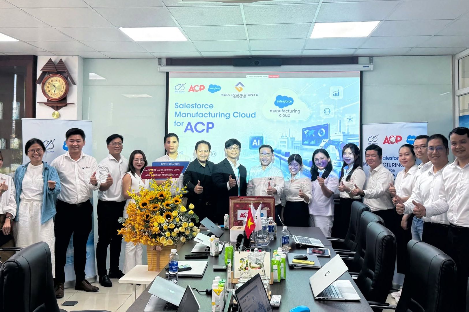AIG mở rộng hệ sinh thái Salesforce: ACP khởi động dự án triển khai Salesforce Manufacturing Cloud cùng OMN1 Solution