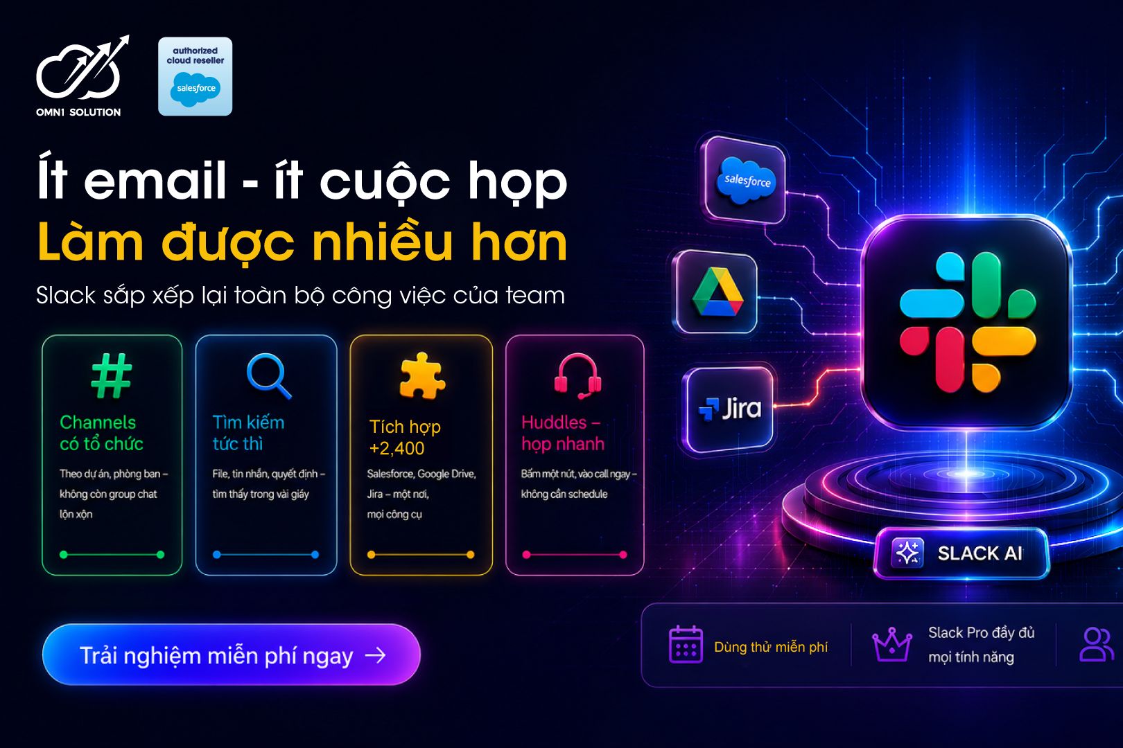 Slack - Nền tảng cộng tác giúp doanh nghiệp làm việc nhanh hơn, thông minh hơn
