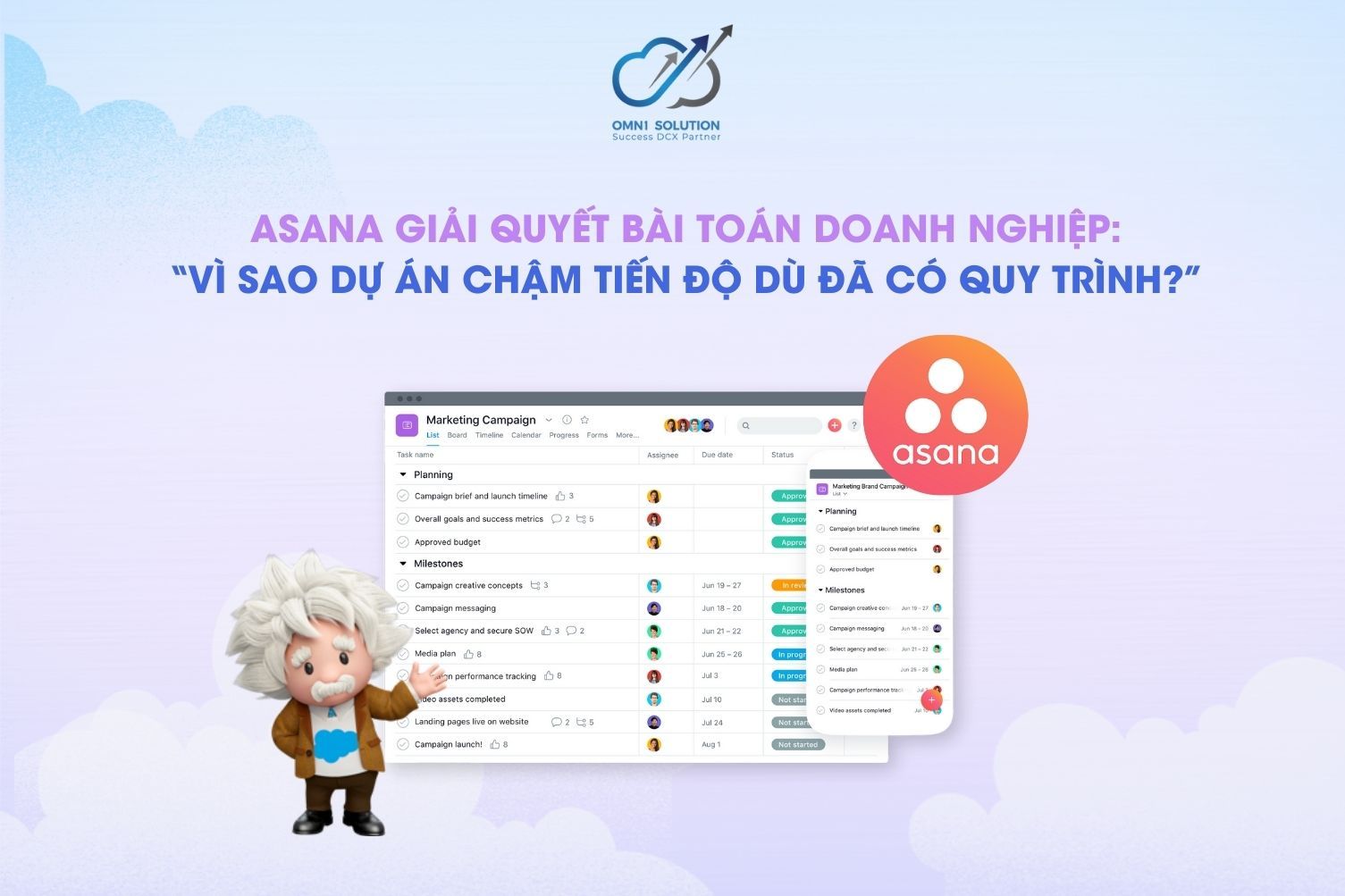Asana giải quyết bài toán doanh nghiệp: “Vì sao dự án chậm tiến độ dù đã có quy trình?”